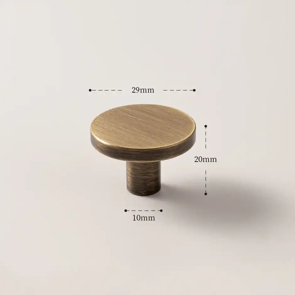 ELDAR Antique Brass Cabinet & Cupboard Knob