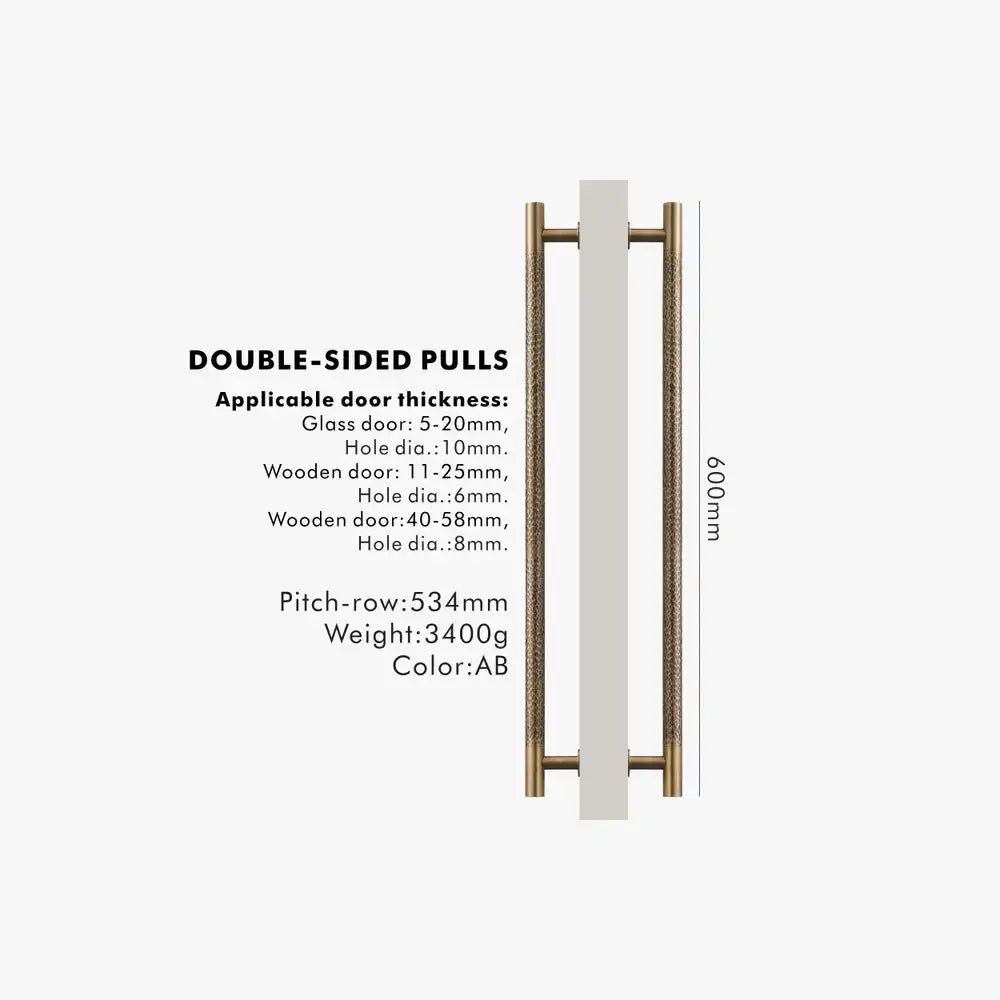 ORLENA Solid Brass Door Pull Handle