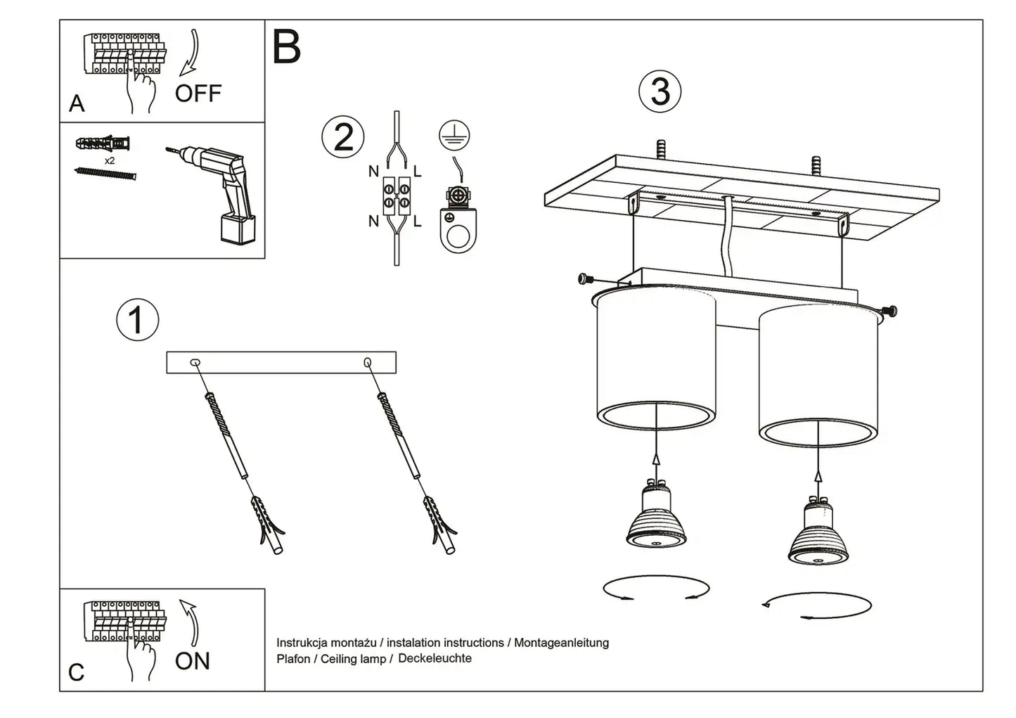ORBIS Ceiling Light