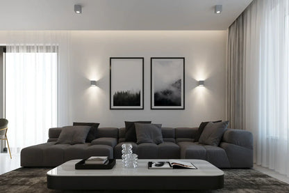 QUAD Concrete Ceiling Light