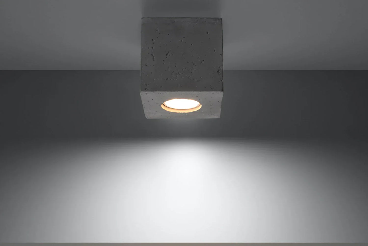 QUAD Concrete Ceiling Light