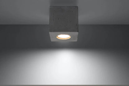 QUAD Concrete Ceiling Light