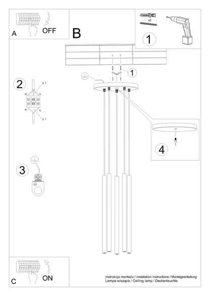 PASTELO Concrete Pendant Light