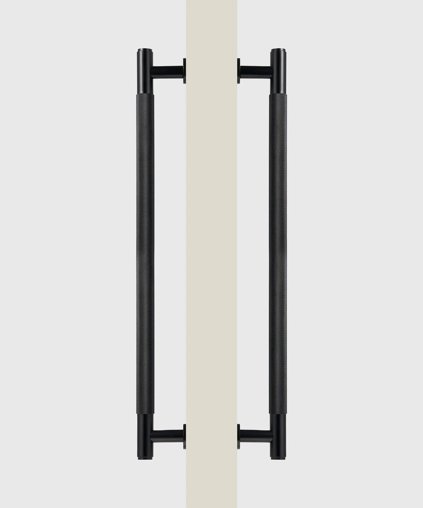 ARISTO Solid Brass Knurled Door Pull Handle