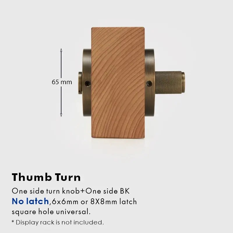 ARLO Knurled Bathroom Thumb Turn Lock