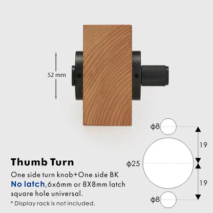 ARLO Knurled Bathroom Thumb Turn Lock