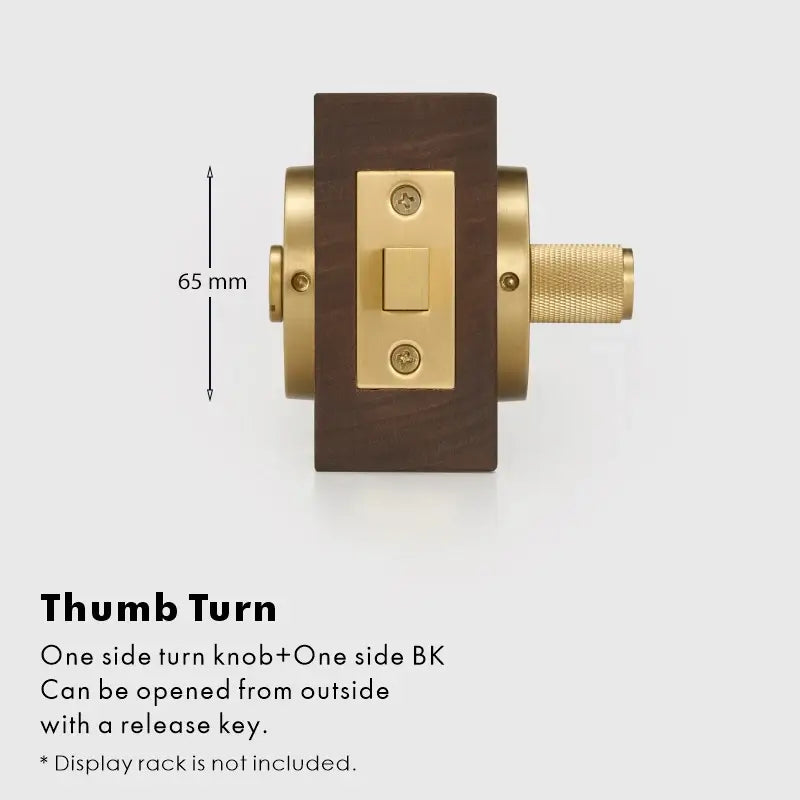 ARLO Knurled Bathroom Thumb Turn Lock