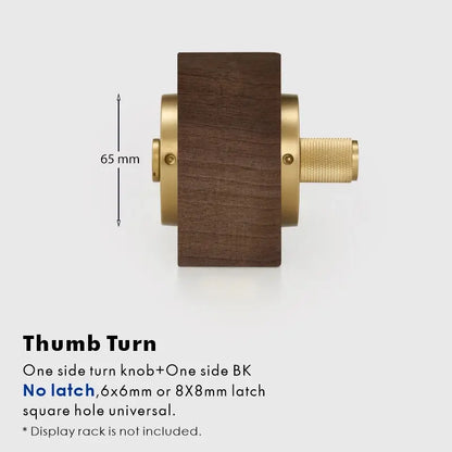 ARLO Knurled Bathroom Thumb Turn Lock