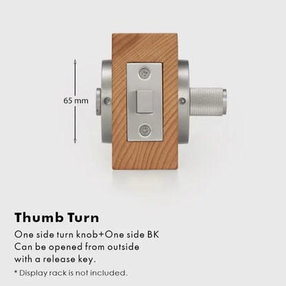 ARLO Knurled Bathroom Thumb Turn Lock