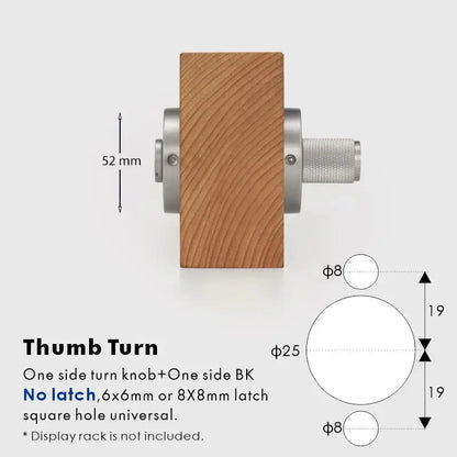 ARLO Knurled Bathroom Thumb Turn Lock