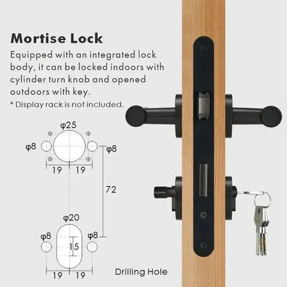 ATRIO Brass Lever Door Handles Set
