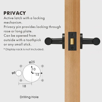 ATRIO Brass Lever Door Handles Set