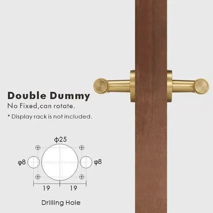 ATRIO Brass Lever Door Handles Set