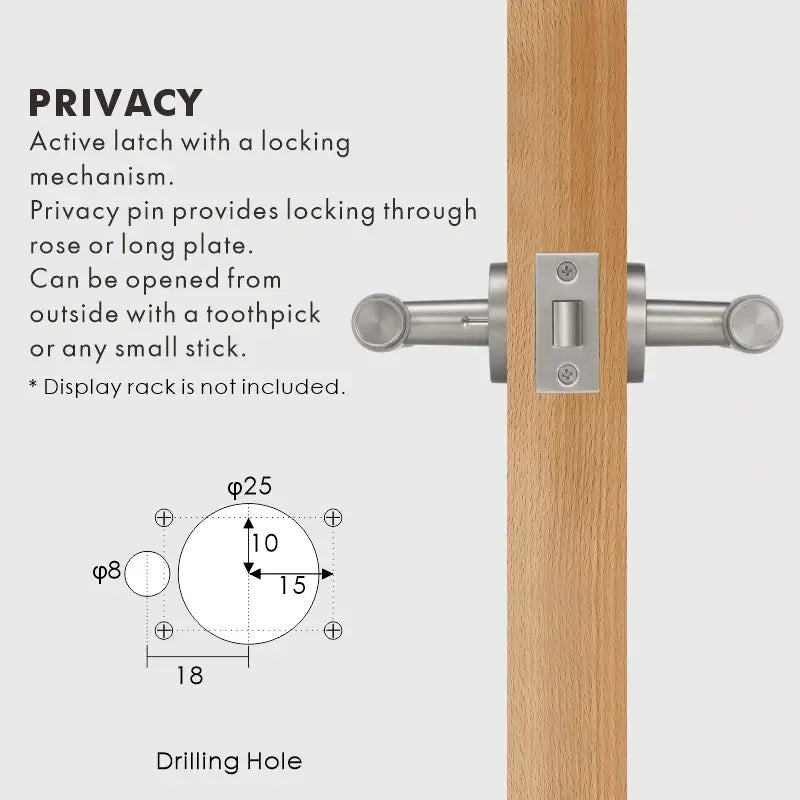 ATRIO Brass Lever Door Handles Set