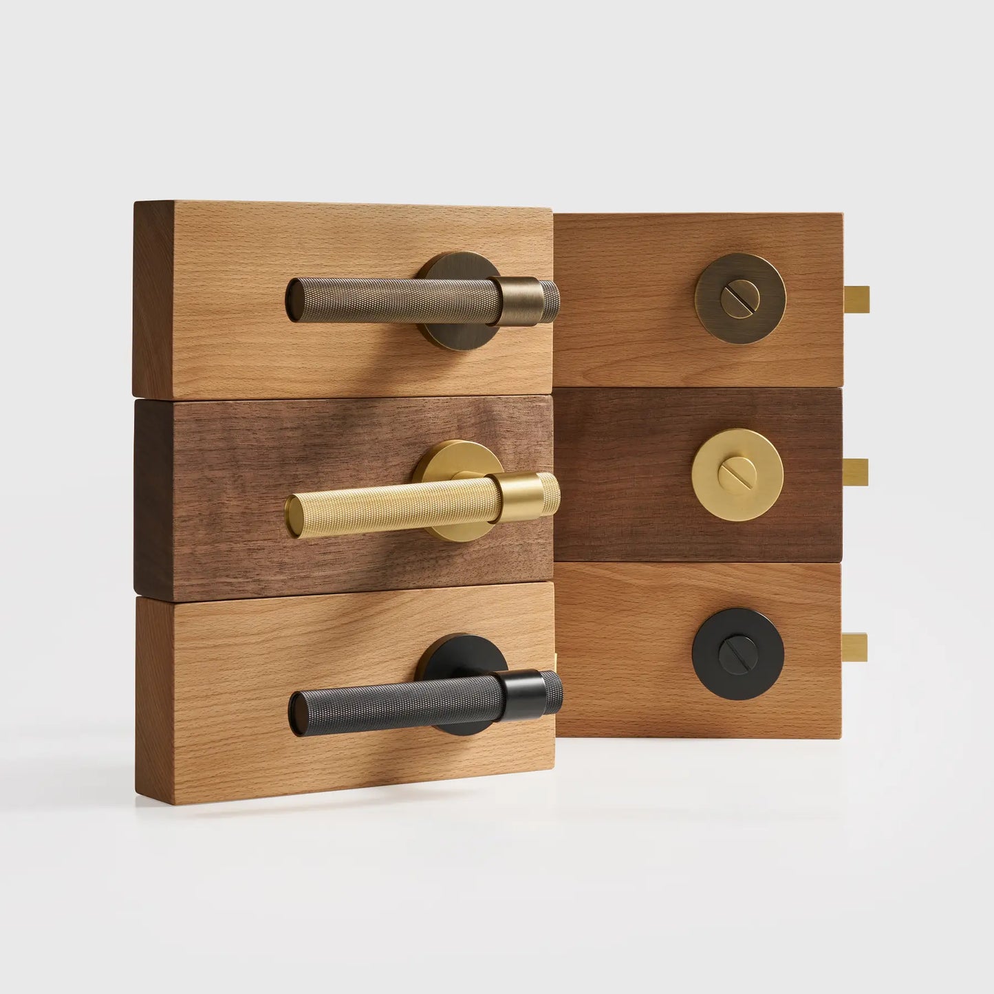 ATRIO Brass Lever Door Handles Set
