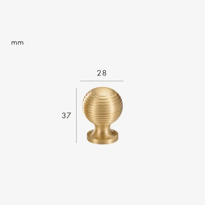 AURIC Solid Brass Cabinet & Cupboard Knob