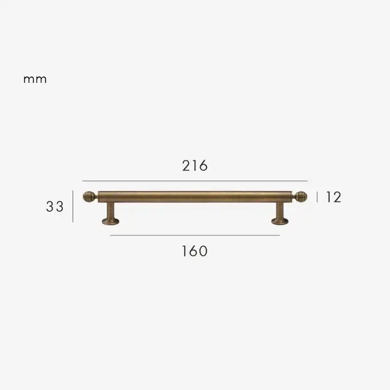 AURIC Solid Brass Kitchen & Cabinet Handles