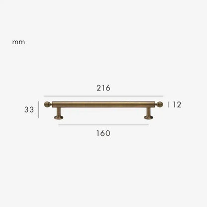 AURIC Solid Brass Kitchen & Cabinet Handles