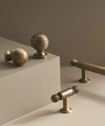 AURIC Solid Brass Cabinet & Cupboard Knob