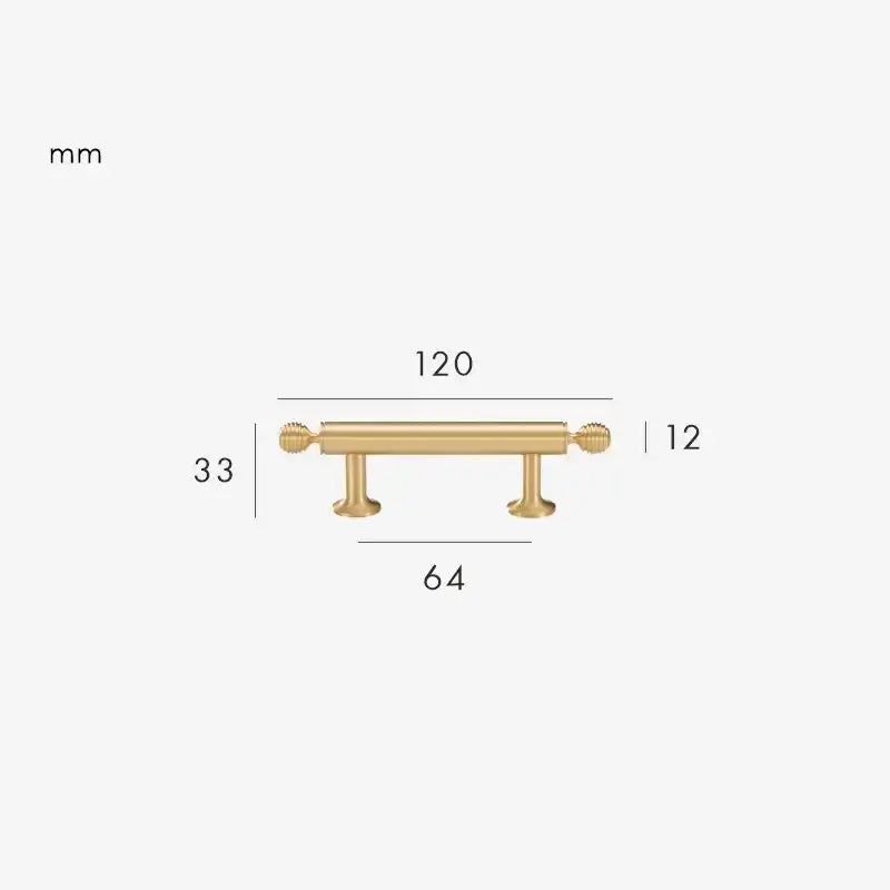 AURIC Solid Brass Kitchen & Cabinet Handles