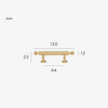 AURIC Solid Brass Kitchen & Cabinet Handles
