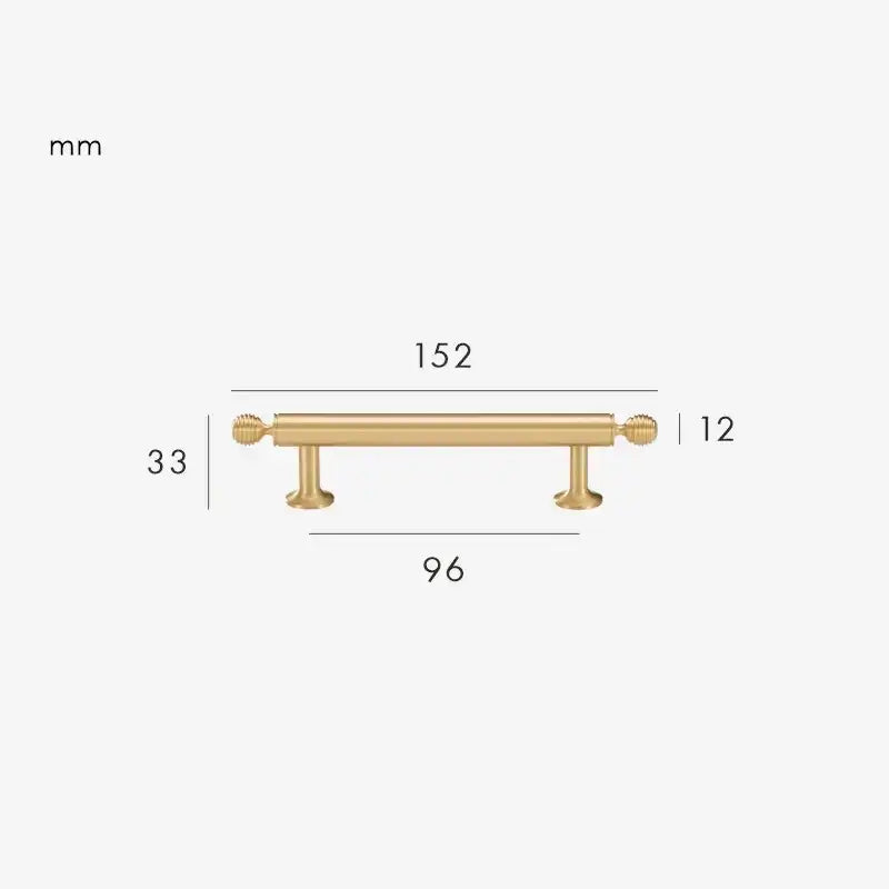 AURIC Solid Brass Kitchen & Cabinet Handles