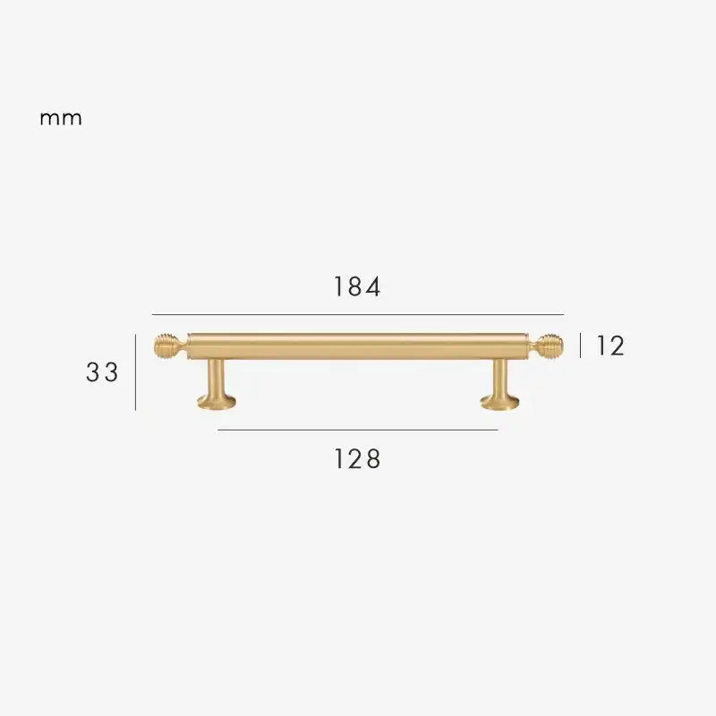 AURIC Solid Brass Kitchen & Cabinet Handles