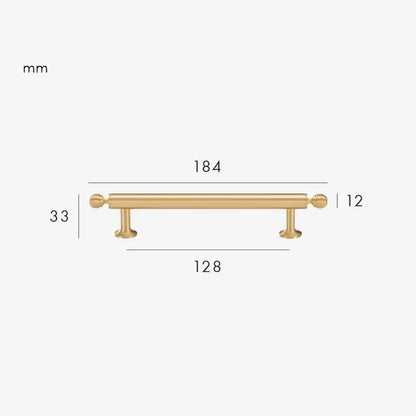 AURIC Solid Brass Kitchen & Cabinet Handles