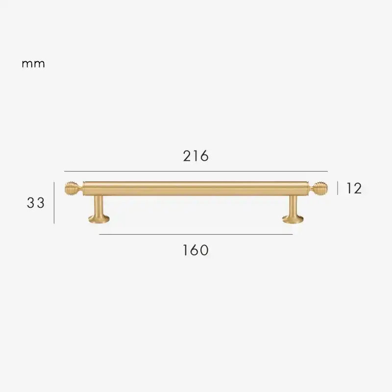 AURIC Solid Brass Kitchen & Cabinet Handles