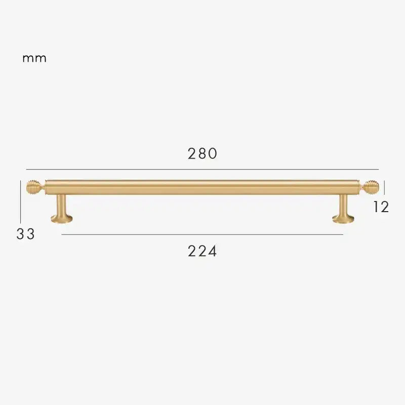 AURIC Solid Brass Kitchen & Cabinet Handles