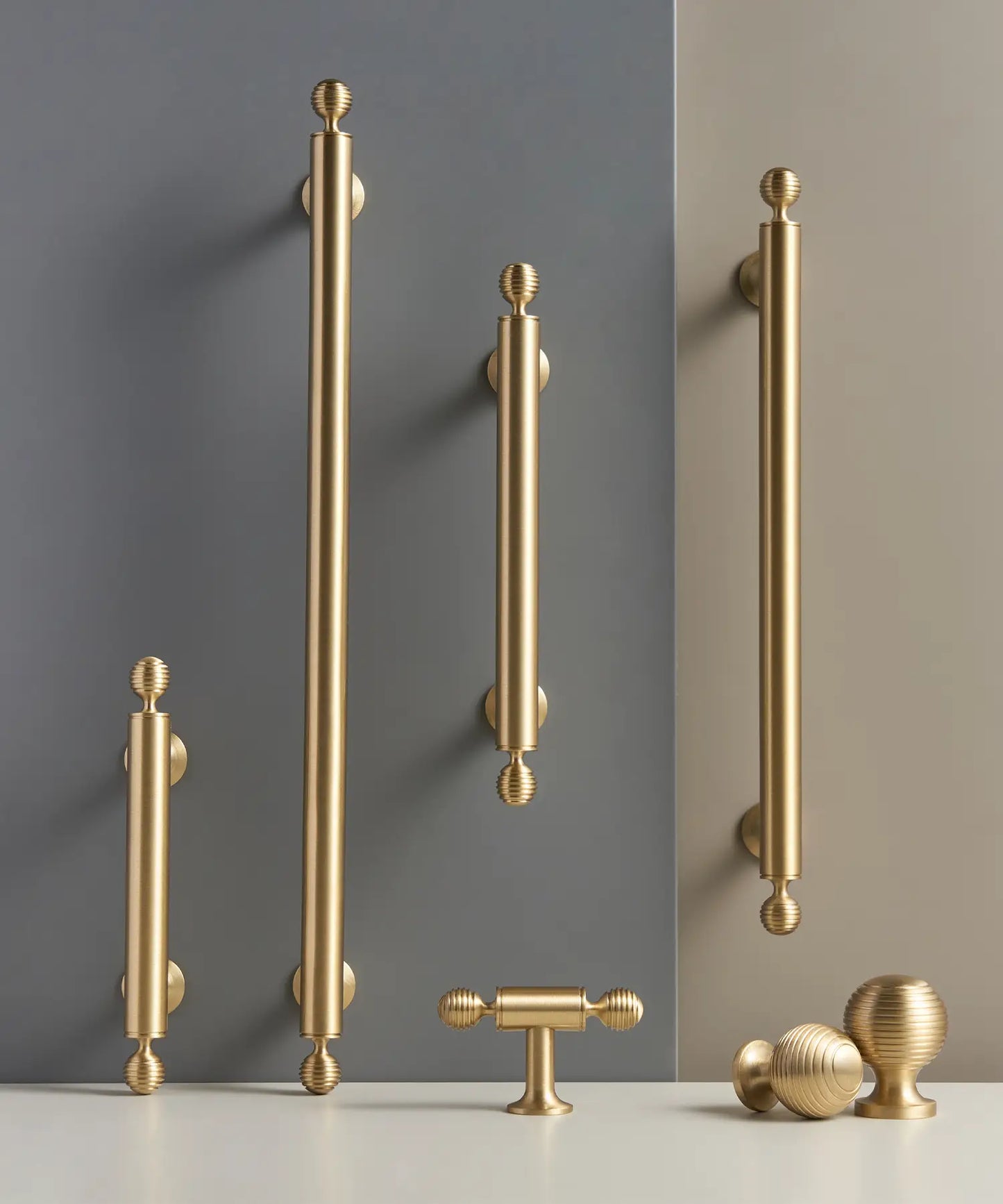 AURIC Solid Brass Kitchen & Cabinet Handles