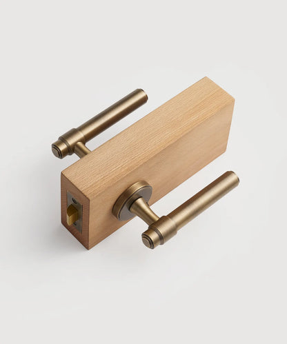 BRISTOL Brass Lever Door Handles Set