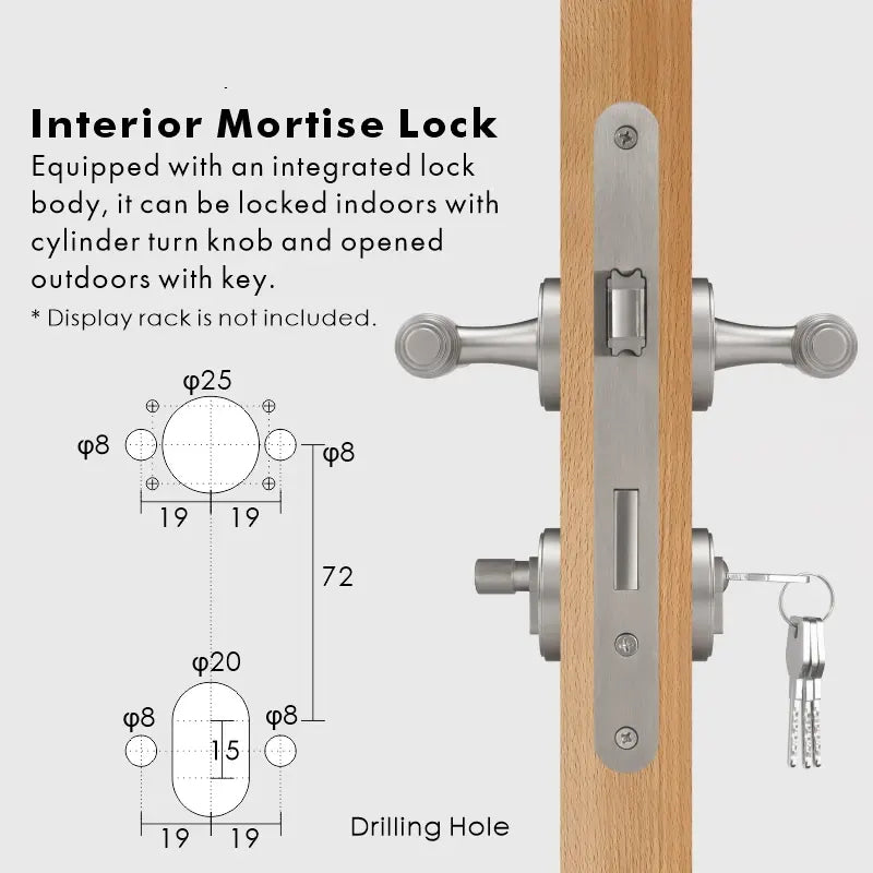 BRISTOL Brass Lever Door Handles Set