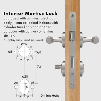 BRISTOL Brass Lever Door Handles Set