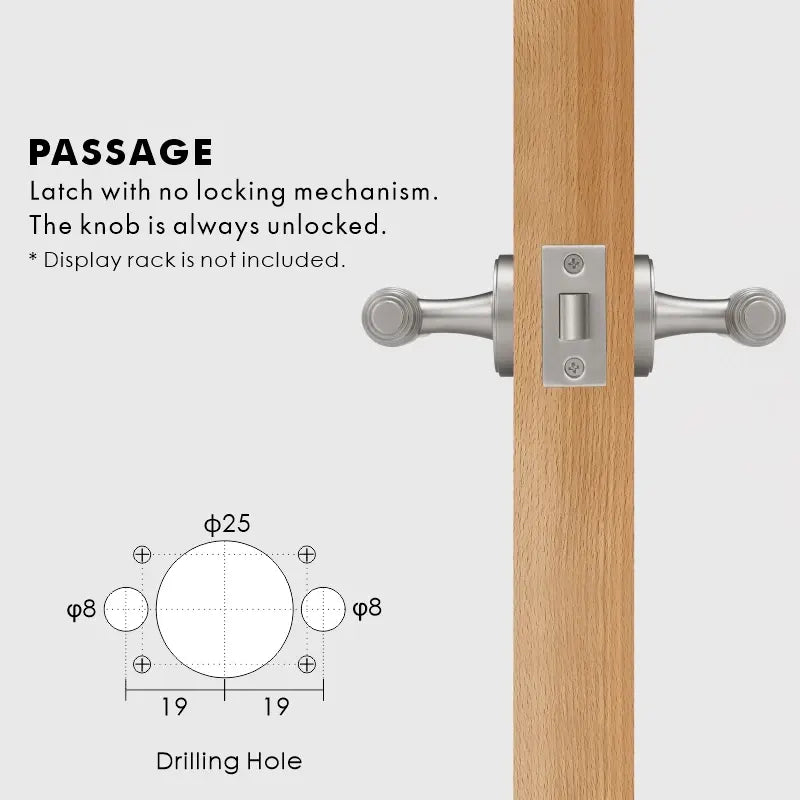 BRISTOL Brass Lever Door Handles Set
