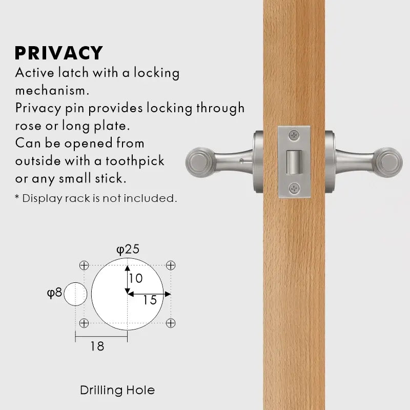BRISTOL Brass Lever Door Handles Set