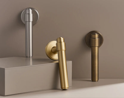 BRISTOL Brass Lever Door Handles Set