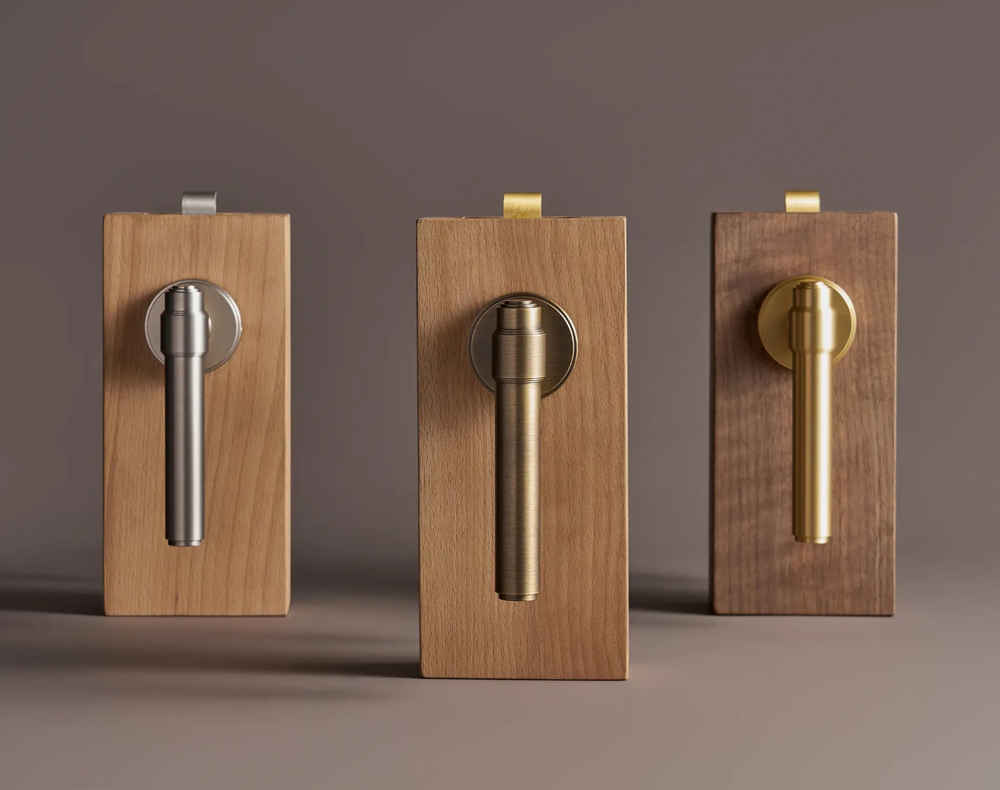 BRISTOL Brass Lever Door Handles Set
