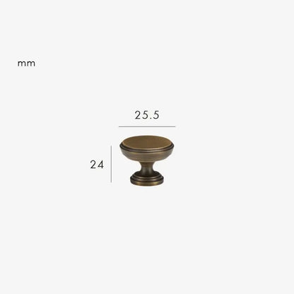 BRISTOL Solid Brass Cabinet & Cupboard Knob