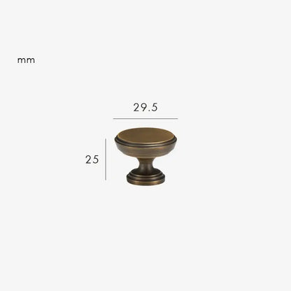 BRISTOL Solid Brass Cabinet & Cupboard Knob