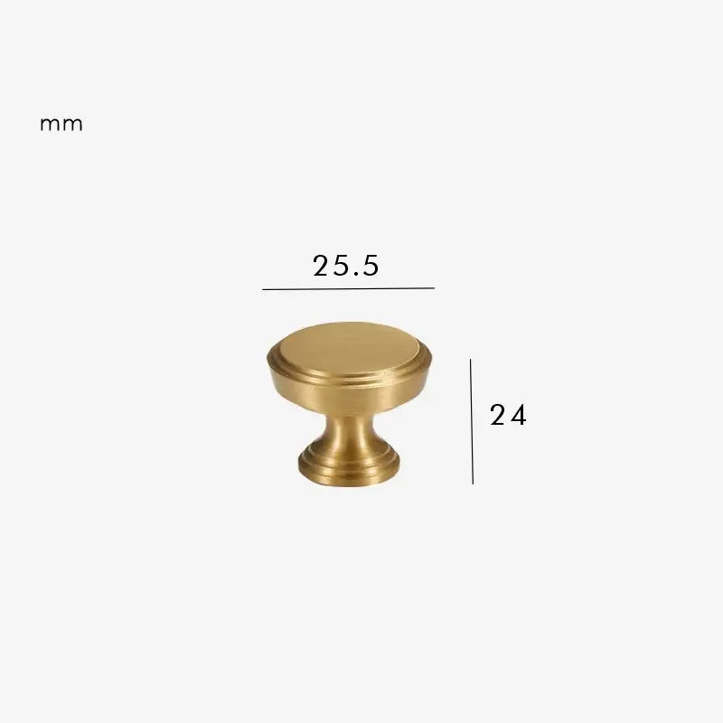BRISTOL Solid Brass Cabinet & Cupboard Knob