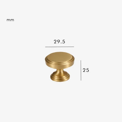 BRISTOL Solid Brass Cabinet & Cupboard Knob
