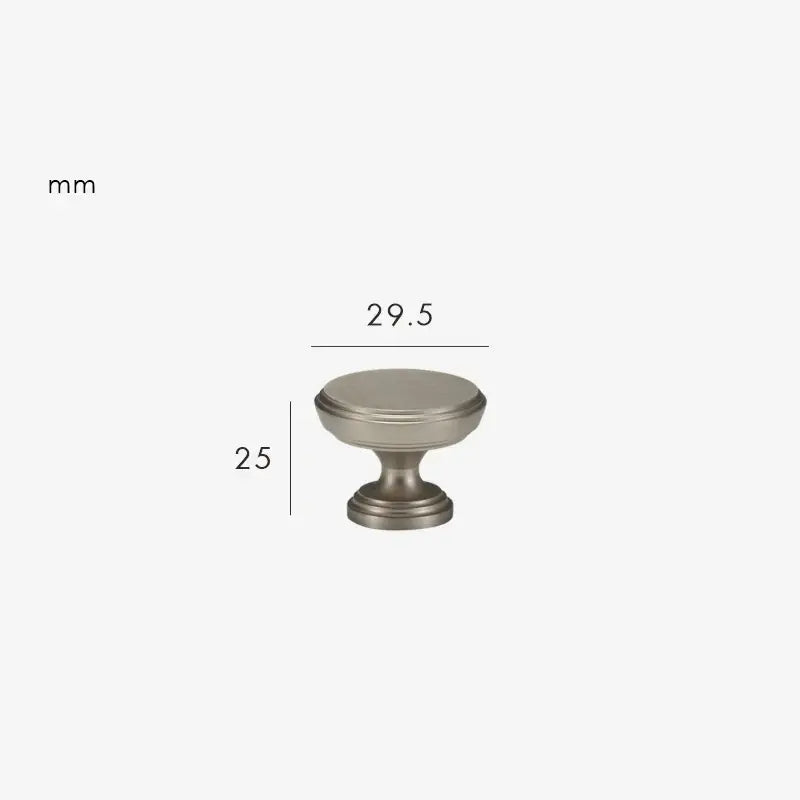 BRISTOL Solid Brass Cabinet & Cupboard Knob