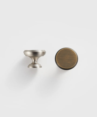 BRISTOL Solid Brass Cabinet & Cupboard Knob
