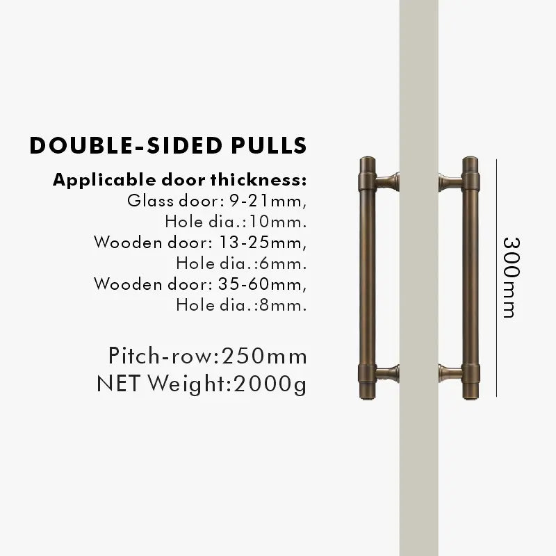 BRISTOL Solid Brass Door Pull Handle