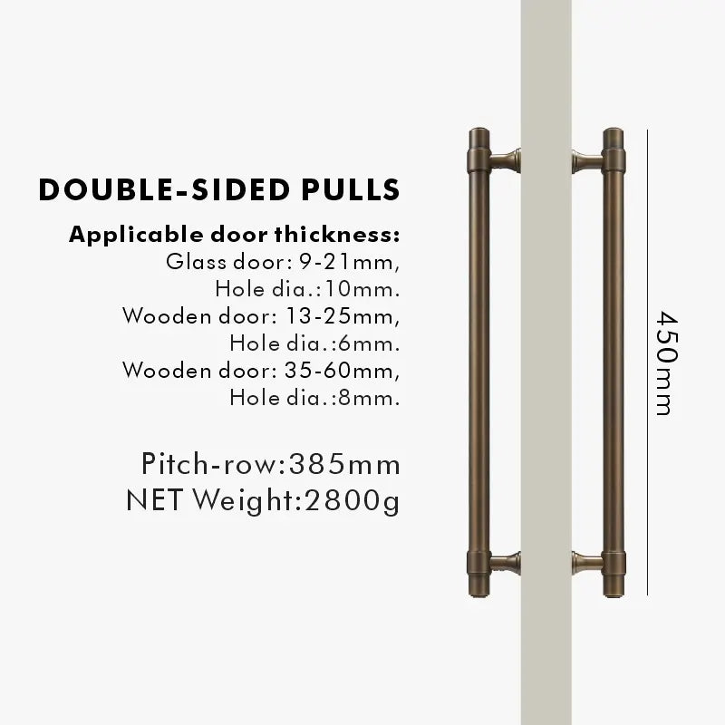 BRISTOL Solid Brass Door Pull Handle