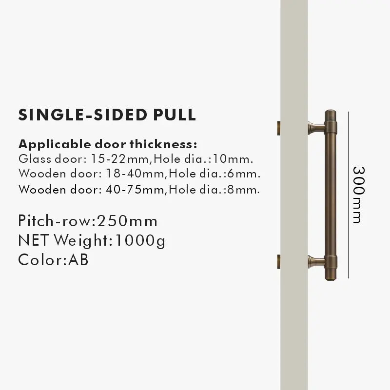 BRISTOL Solid Brass Door Pull Handle