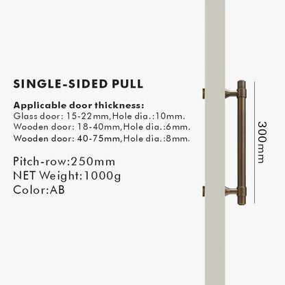 BRISTOL Solid Brass Door Pull Handle