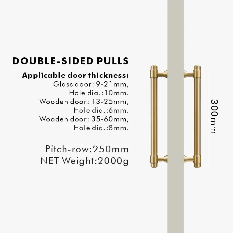 BRISTOL Solid Brass Door Pull Handle