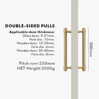 BRISTOL Solid Brass Door Pull Handle